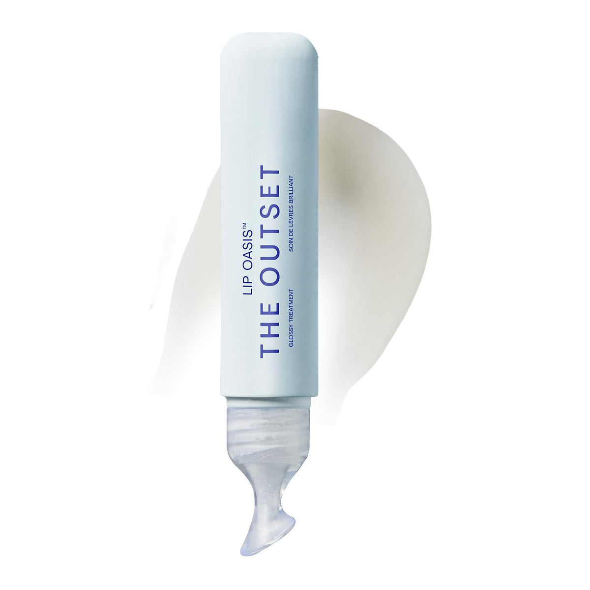 The Outset Lip Oasis Hydrating Lip Balm, Glossy Moisturizing Lip Treatment for Dry, Sensitive Lips, Clean, Vegan & Gluten-Free, Sheer Tint Dune, 0.3 oz