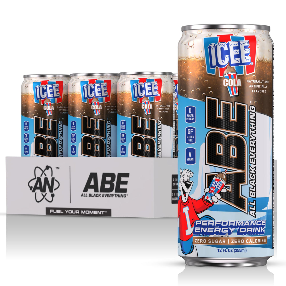 All Black Everything Performance Energy Drink | Zero Calories, Sugar Free | 200mg Caffeine | Beta Alanine & Citrulline | Pre-Workout Sport Drink for Men & Women | Baddy Berry | 12 Pack