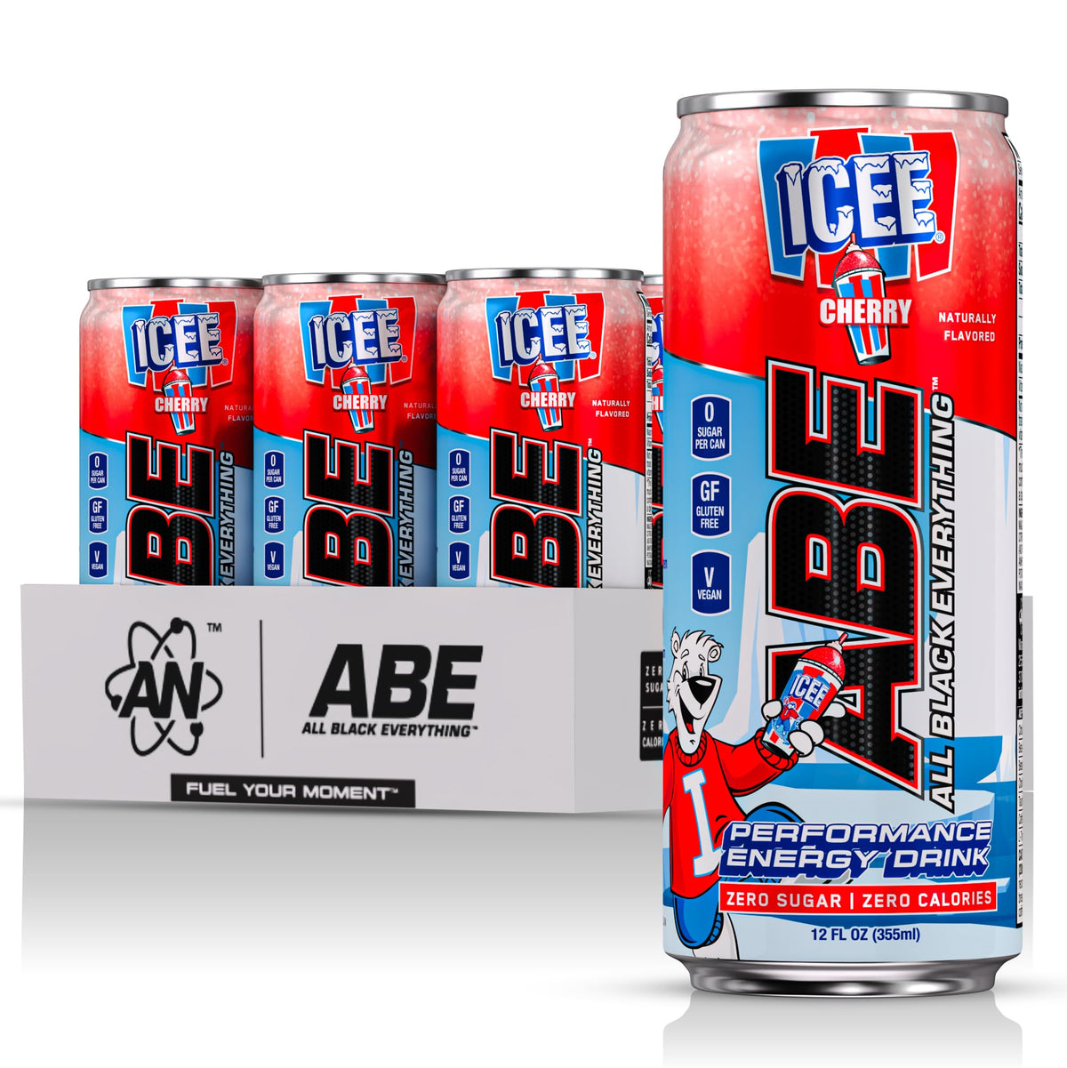 All Black Everything Performance Energy Drink | Zero Calories, Sugar Free | 200mg Caffeine | Beta Alanine & Citrulline | Pre-Workout Sport Drink for Men & Women | Baddy Berry | 12 Pack