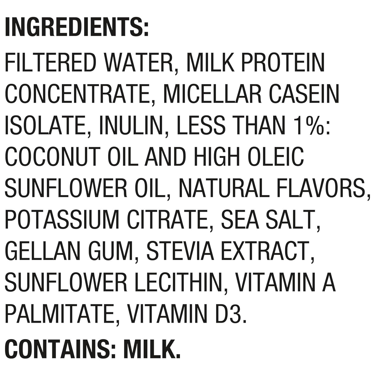 Oikos Protein Shake, Vanilla, 30g High Protein Drinks, Shelf Stable, Ready to Drink, 5g Prebiotic Fiber, 12 fl oz Bottle, 12 Count​