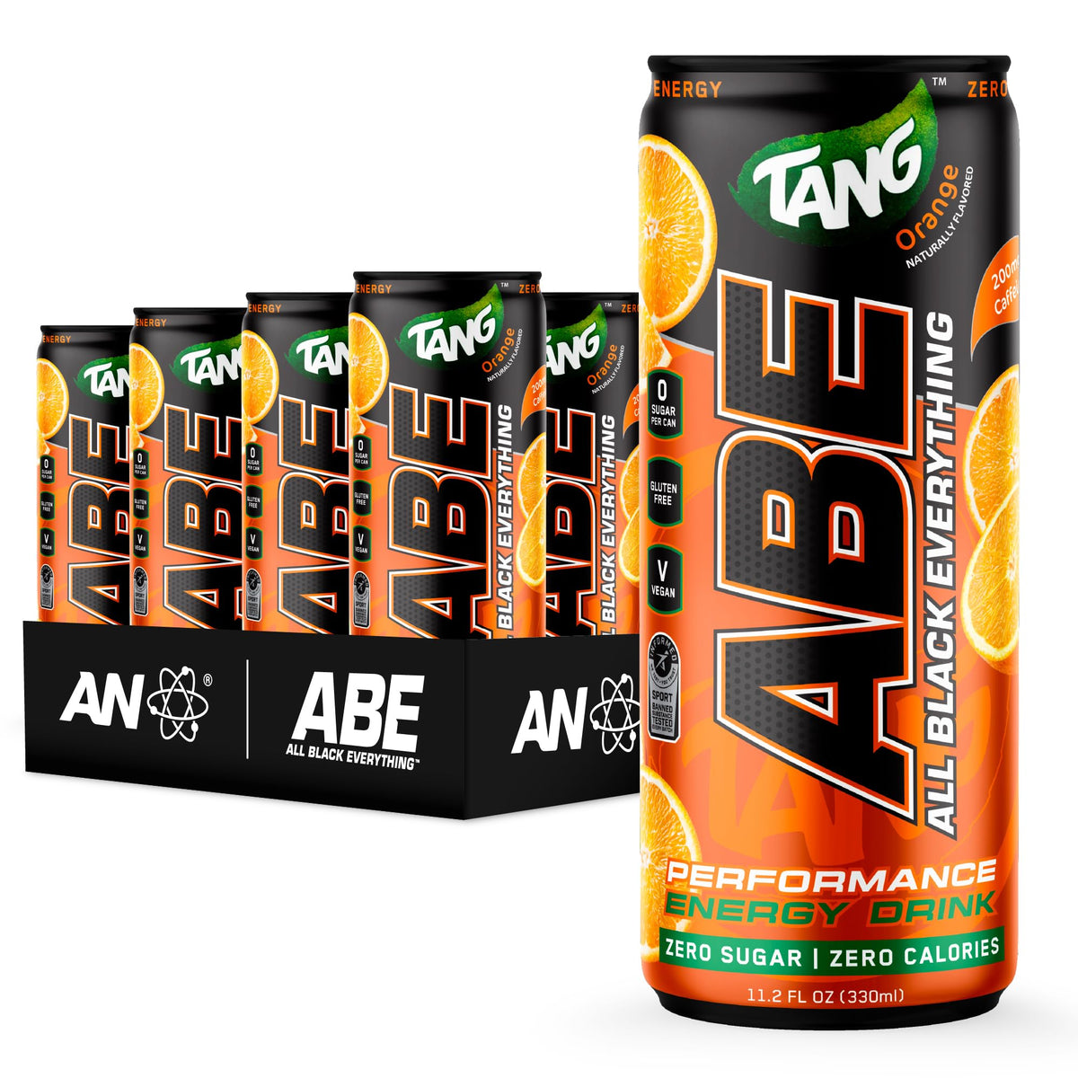 All Black Everything Performance Energy Drink | Zero Calories, Sugar Free | 200mg Caffeine | Beta Alanine & Citrulline | Pre-Workout Sport Drink for Men & Women | Baddy Berry | 12 Pack