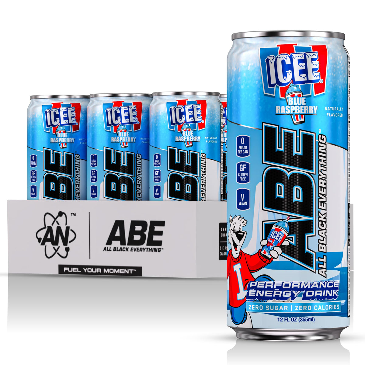 All Black Everything Performance Energy Drink | Zero Calories, Sugar Free | 200mg Caffeine | Beta Alanine & Citrulline | Pre-Workout Sport Drink for Men & Women | Baddy Berry | 12 Pack
